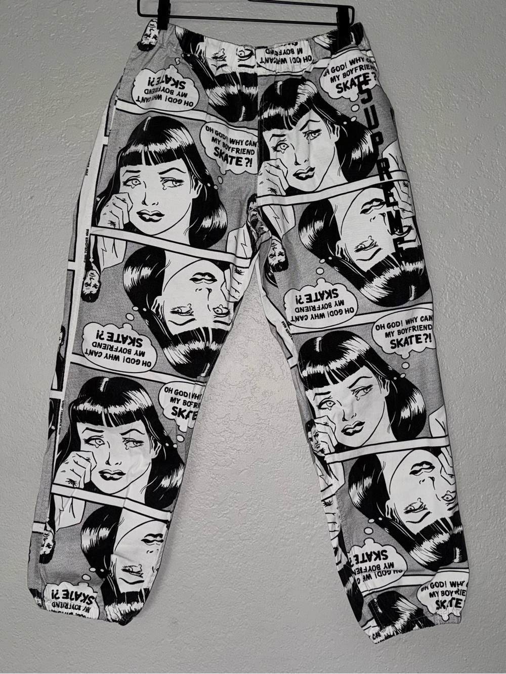 Supreme New York thrasher mag Comic boyfriend can’t 🛹 skateboard skate Pants